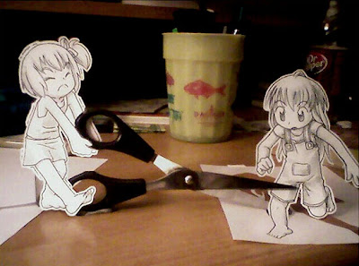 قصاصات الانمي العجيبه 30+ Cute and Clever Anime Paper Child Art